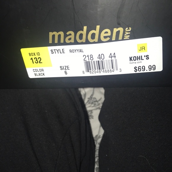 Madden Black Heals - Picture 3 of 3